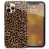 Chocolate Leopard Custom Initials iPhone Case